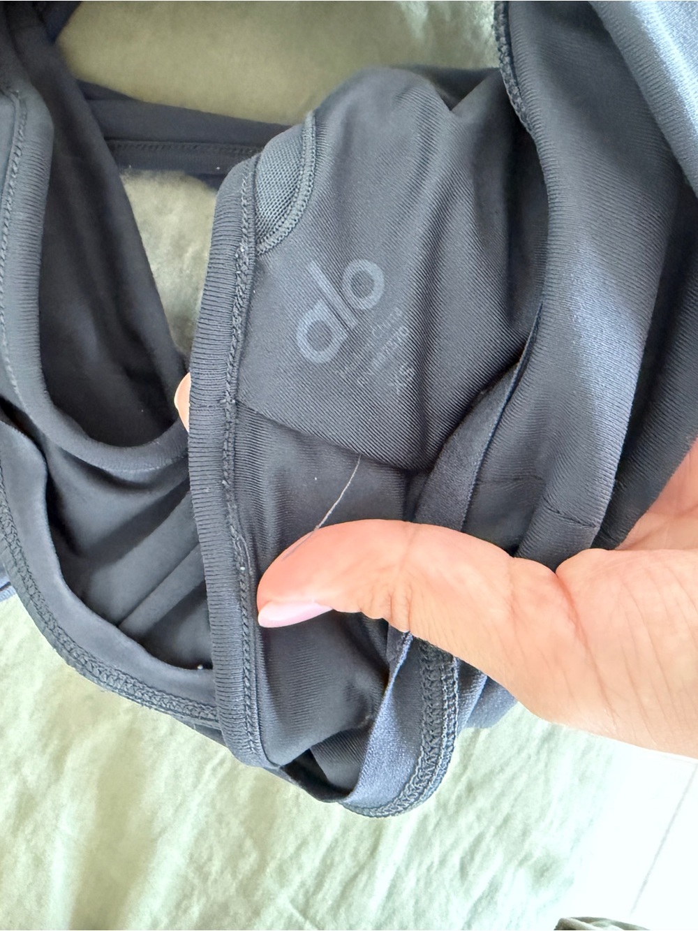 Alo wild thing bra anthracite excellent XS - Picture 3 of 3